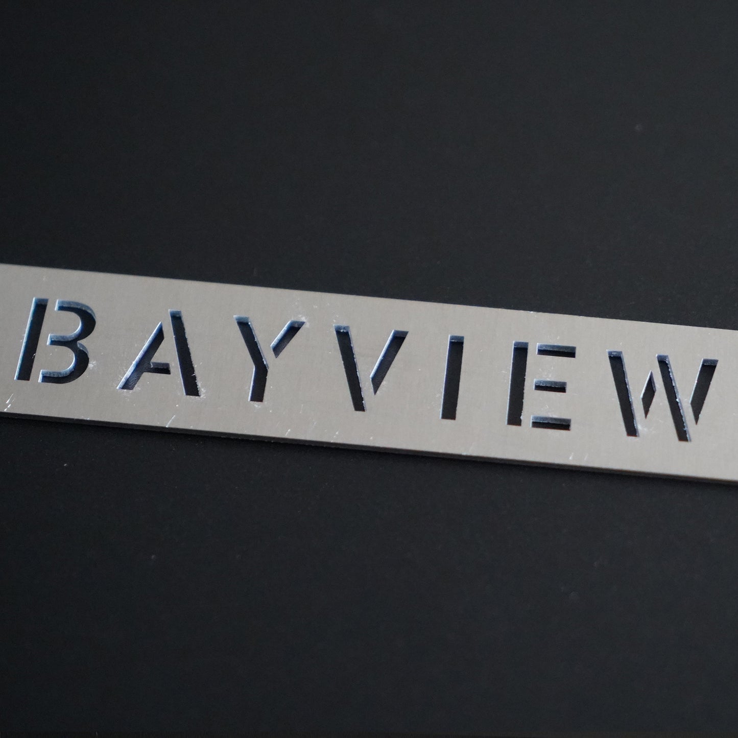 Bayview License Plate Frame -  Aluminum