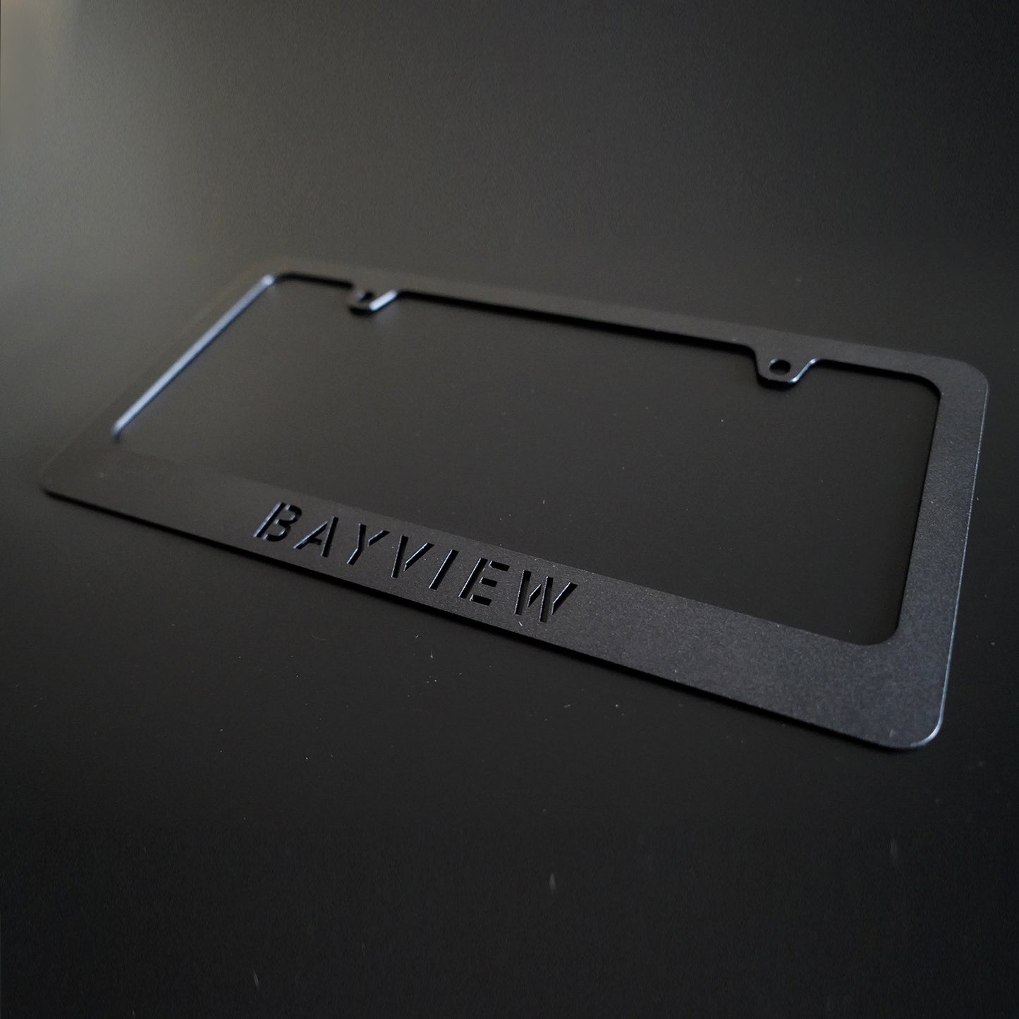 Bayview License Plate Frame - Steel