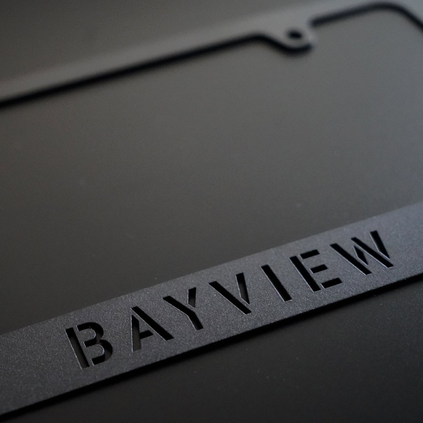 Bayview License Plate Frame -  Aluminum