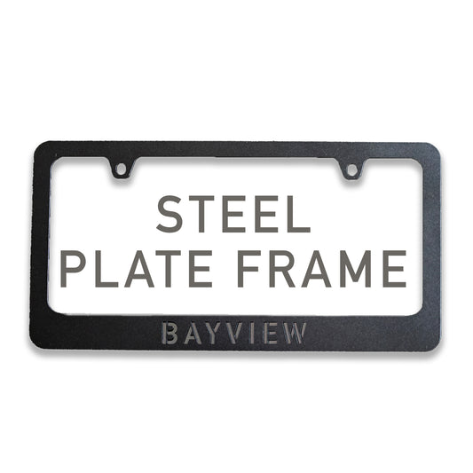 Bayview License Plate Frame - Steel