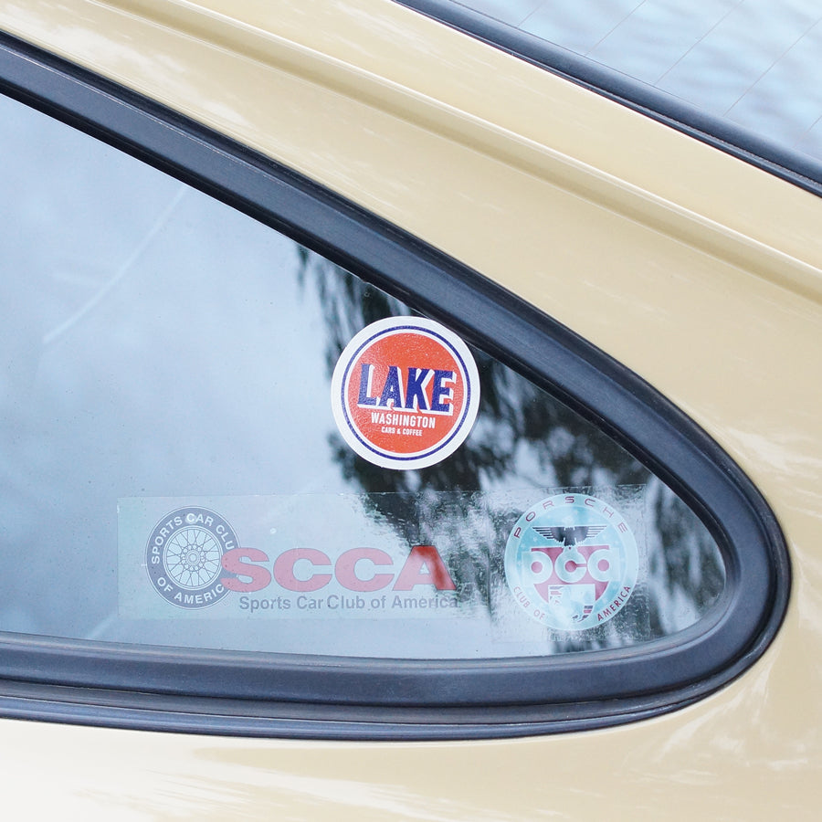 LWC&C LAKE Circle Sticker