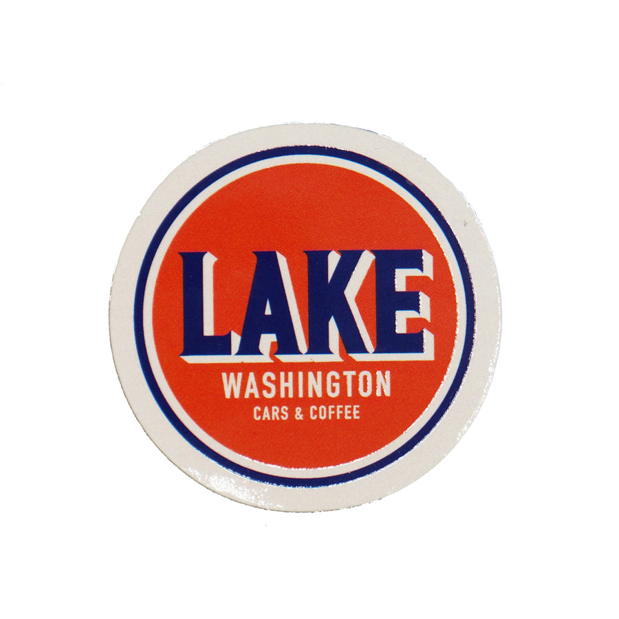 LWC&C LAKE Circle Sticker