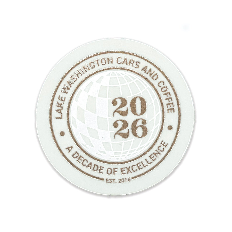 LWC&C 2026 10 Year Anniversary Sticker