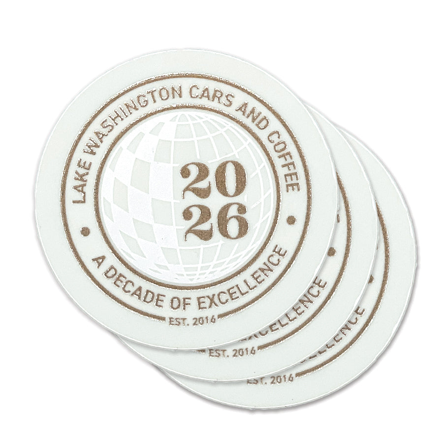 LWC&C 2026 10 Year Anniversary Sticker