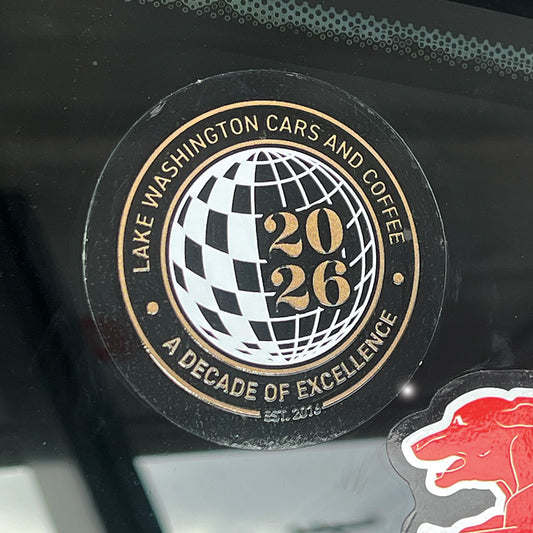 LWC&C 2026 10 Year Anniversary Sticker