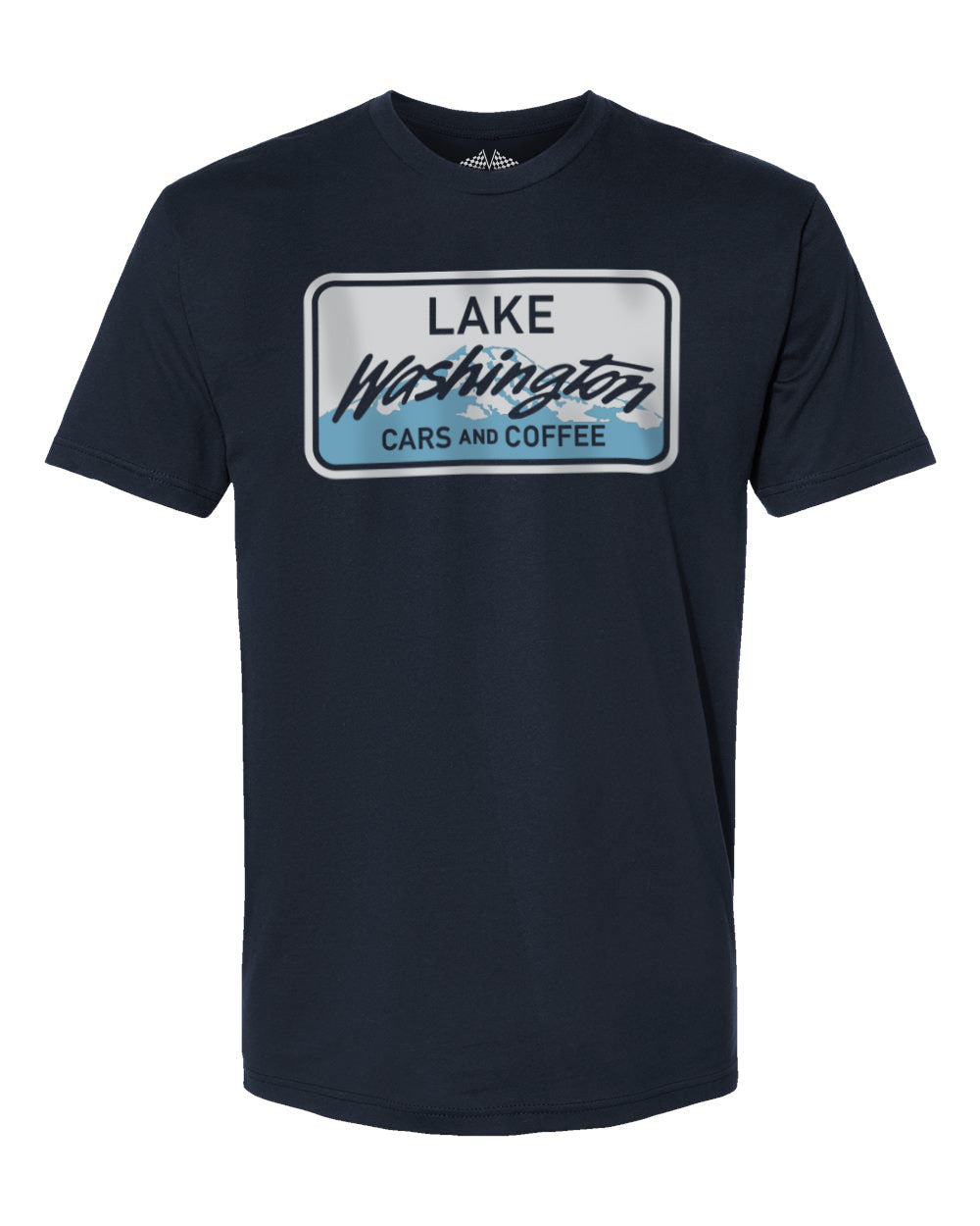 Lake Washington Cars and Coffee License Plate Tee