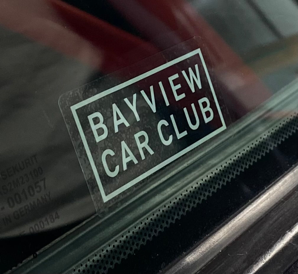 BAYVIEW WORDMARK WINDOW CLING